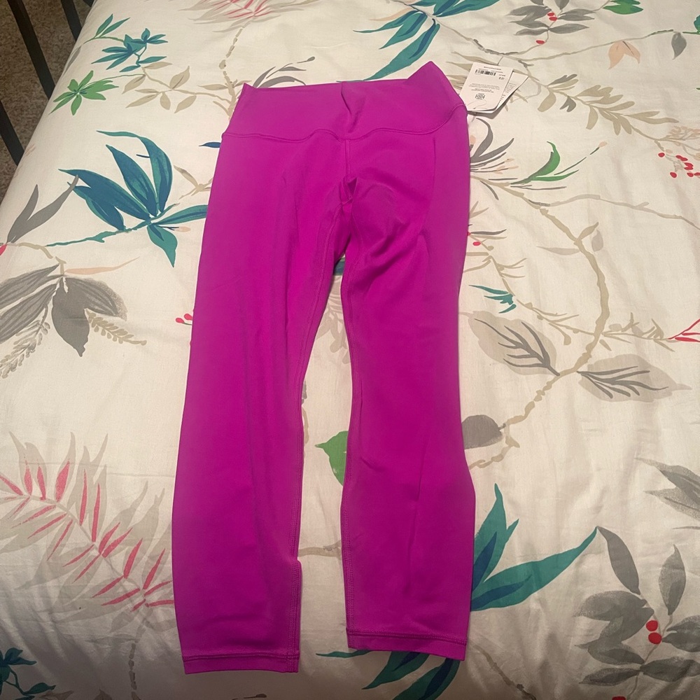 Athleta Jazzy Purple Transcend 7/8 Leggings